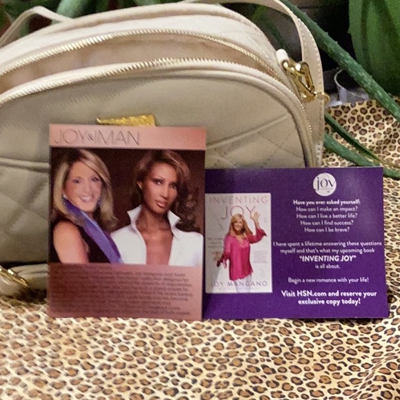 Like new Joy Imani bag trimmed in gold plated zipper attachments and shoulder. - Picture 13 of 13